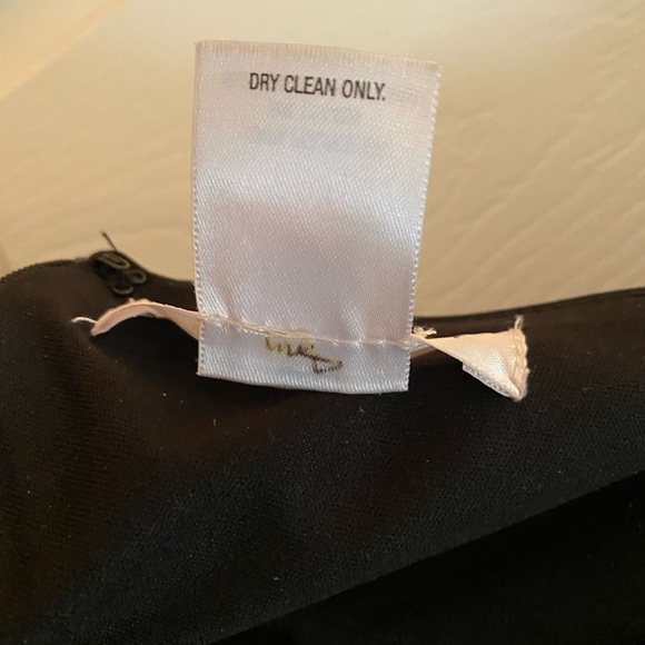 WHBM- Black Dress- Plunging Neckline- Size 2. - Picture 6 of 6